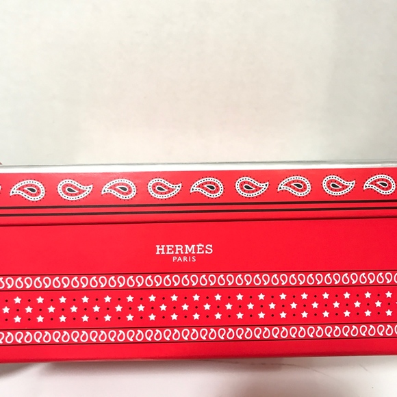 HERMES Empty Gift Box large and medium Holiday wit - Picture 4 of 8